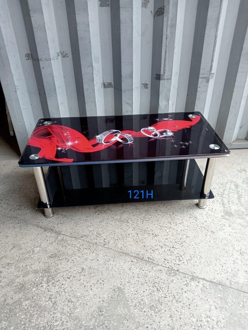 GLASS TOP COFFEE TABLE